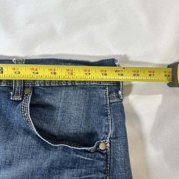 Wrangler Retro Jeans Mens 38 x 30 Blue Slim Boot Cut Denim Western Cowboy Rock - Picture 5 of 8